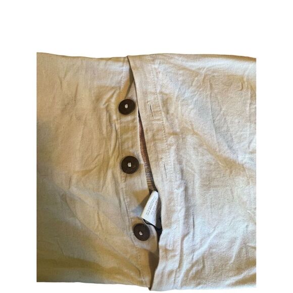 West Elm Multicolor Woven Cushion Cover Button Closure Living Room Decor - Picture 10 of 13